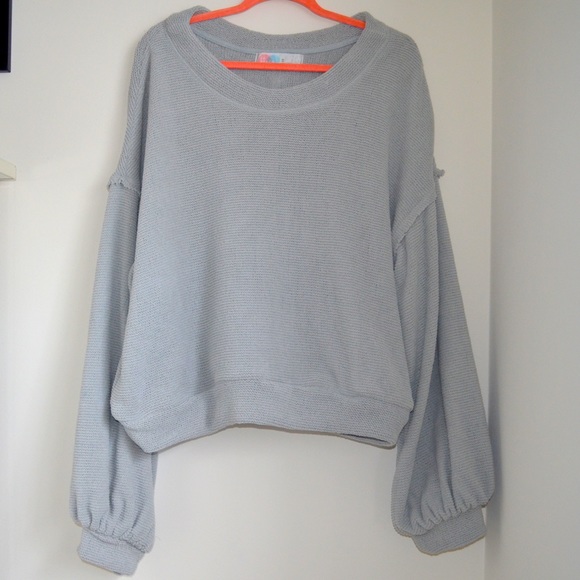 Free People Sweaters - Free People Beach knit sweater oversized cozy size XL